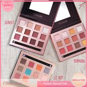 Official Distributor - Focallure 12 Colors Eyeshadow Sunset Burning So Hot Palette With Brush FA50