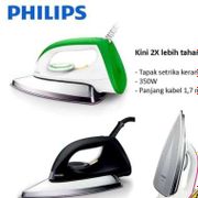 Philips setrika HD1173/80 setrika philips dry iron black - Hitam