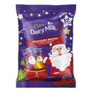 Christmas Chocolate Cadbury Dairy Milk Chocolates Santa (Milk)