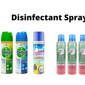 Disinfectant Spray Dettol / Disinfektan Sprey Eagle Eucalyptus 280ml / Anti Bakteri Corona