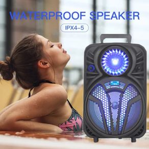 speaker bluetooth full bass polytron