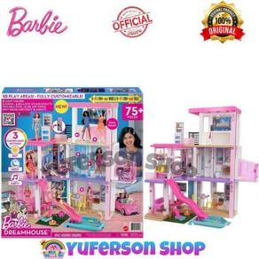 Barbie DreamHouse Dollhouse with Pool Slide Elevator Lights Sound