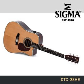 Sigma DTC-28HE Acoustic Electric Guitar With Gigbag