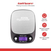 Taffware Digipounds Timbangan Dapur Digital Kitchen Scale 10kg 1g Z3S