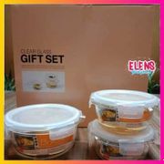 Lock & Lock Ovenglass Borousel Oven Glass 3Pcs