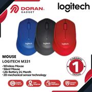 Logitech Mouse Wireless M331 Silent - Garansi Resmi 1 Tahun