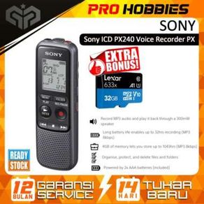 Sony PX 240 Mono Digital Voice Recorder PX Series ICD PX240 Original