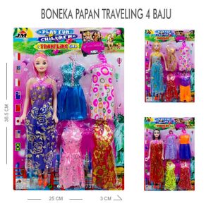 MAINAN BONEKA BARBIE TRAVELING