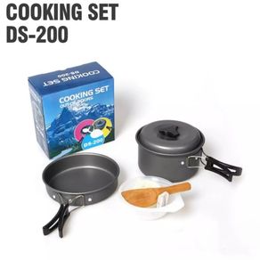 Cooking set DS200 nesting alat masak camping not rei not eiger not consina