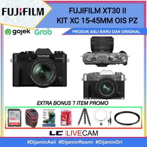 fujifilm xt30 ii kit xc 15-45mm ois pz/kamera fujifilm xt30 mark ii - body only