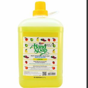 yuri hand soap jerigen 3.7 liter lemon