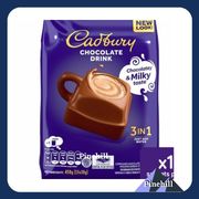 cadbury hot chocolate drink 3in1 3 in 1 - minuman cokelat panas