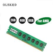 Olskrd DDR3 2GB 4GB 8GB PC3 1333 1600 1333 MHz 1600 MHz 12800 2G 4G 8G untuk AMD PC Ram Memori Memoria Modul Komputer Desktop