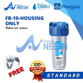 penguin bleu filter 10 inch STD housing only tanpa alur kuningan