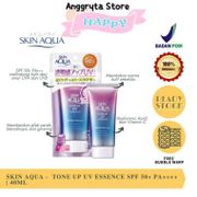 Skin Aqua Tone Up UV Essence SPF 50+ PA++++ Sunblock Suncreen Wajah [40 gr]