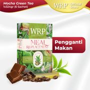 wrp meal replacement mocha greentea 324gr - pengganti makan