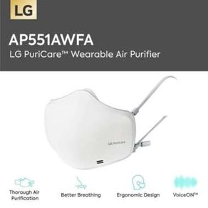 LG PuriCare Mask Wearable Air Purifier 2nd Gen - AP551AWFA Masker