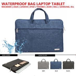 case sleeve tas laptop 11.6 12 13.3 14 15.6 lenovo macbook acer asus - 15 inch abu-abu