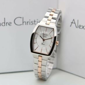 alexandre christie 2895 silver rosegold jam tangan wanita original