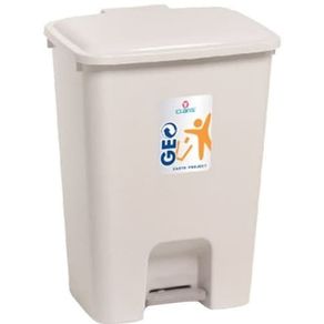 claris tempat sampah geo enzo dustbin trash plastik plastic injak - 25 liter 1158