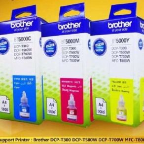 Tinta Brother BT5000 CYAN/YELLOW/MAGENTA ORI for T710 T510 T310