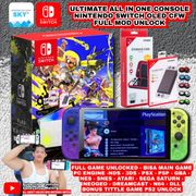 nintendo switch oled cfw splatoon 1tb ultimateconsole psp psx nds 3ds