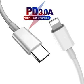 Kabel Data PD USB-C to Lightning 18w - Kabel Data Iphone 11 Pro Max