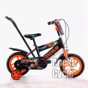 Sepeda Anak Roda Empat Cowok BMX Centrum 12 Inch Dorongan Stir Eva