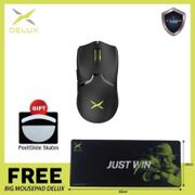 DELUX M800 PRO Wireless Gaming Mouse with PAW 3370 Sensor
