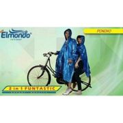 Jas Hujan Ponco Lengan 2 in 1 Funtastic Elmondo 708 / Jas Hujan Boncengan 2 Kepala Murah Terlaris