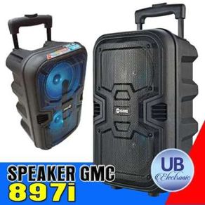 Speaker GMC 897i Portable bluetooth free mic