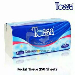 tessa interfold facial tissue 250 sheet