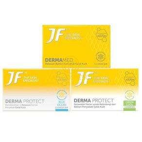 ii sabun jf sulfur [ sabun jf sulfur derma protect green cool 90 gram