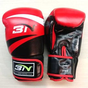 sarung tinju kulit pu leather boxing glove bn fight 10 oz