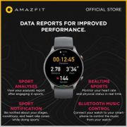 Amazfit GTR 2E SmartWatch Ultra Sport Watch AMOLED - Smart Watch 2 E - Abu-abu