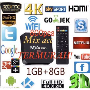 Terbaru Android TV BOX MXQ-Pro 4K Smart TV Box GARANSI Media Player Free ongkir