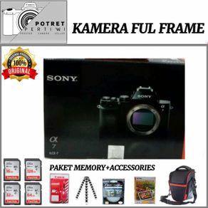 sony alpha 7 body only / kamera dslr sony alpha 7 body only / a7 body - distributor memory32gb+acc