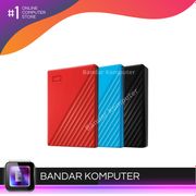 wd my passport 2tb hdd harddisk eksternal 2.5_ usb 3.0 + free pouch - hitam