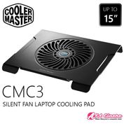 cooler master cmc3 cooling pad silent fan kipas laptop notebook j411