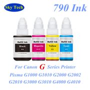 Tinta Sky 790 GI-790, Tinta Isi Ulang Premium untuk Printer Canon PIXMA G1000 G1010 G2000 G2002 G2010 G3000 G3010 G4000 G4010