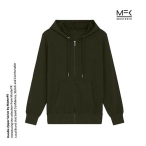 MasterFK Hoodie Zipper Polos Oversize Resleting Unisex (Size M-XL)