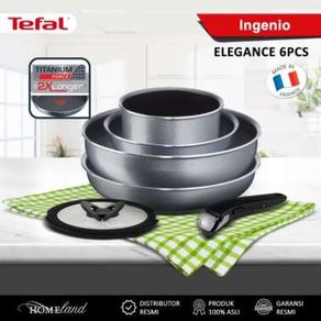 DISKONN Tefal Ingenio Elegance - Wajan Panci Set Anti Lengket