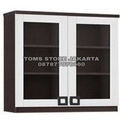 Rak Gantung 2 Pintu Kaca Infinity / Kitchen Set / Lemari Gantung