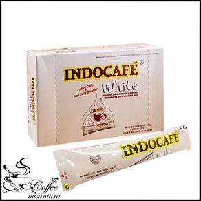 Minuman Sacshet Indocafe White Coffee No Sugar Added Tanpa Gula Isi 12