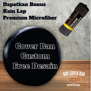 cover/sarung ban serep hardcover gambar custom murah rush terios - kain microfiber