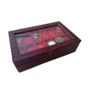 Jogja Craft BJ12MRNCRO Box Organizer Croco Kotak Tempat Jam Tangan [Isi 12 / Watch]