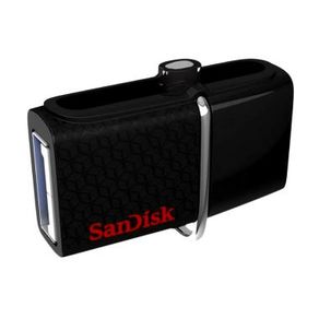 Sandisk OTG Flashdisk - Hitam [64 GB/USB 3.0]