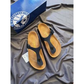 sandal birkenstock gizeh birko flor unisex original - navy 40