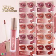 LUMECOLORS LIP & CHEEK MOUSSE Lipstick Eyeshadow Blush On BPOM/HALAL ORIGINAL