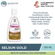 selsun gold shampoo 120 ml - sampo anti ketombe dan double conditioner
